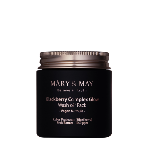 Mary&May - Vegan Blackberry Complex Glow Wash off Pack  - Aufhellende Tonerde-Maske - 125g