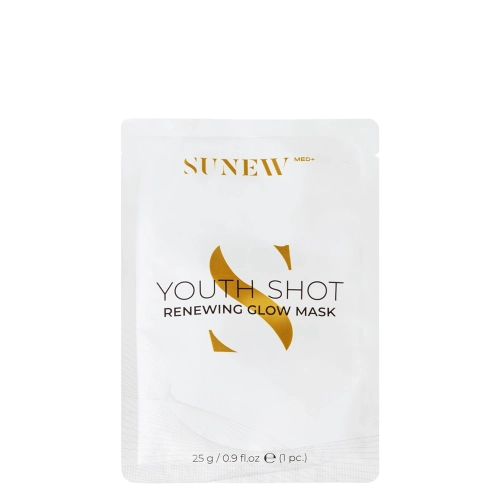 SunewMed+ - Youth Shot Regenerierende Tuchmaske für das Gesicht + Glow - 1 Stück/25 g