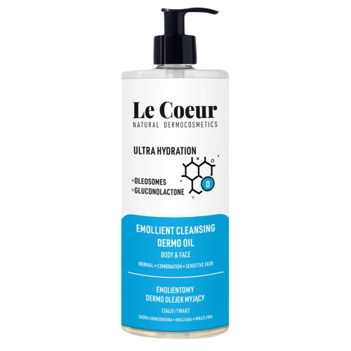 Le Coeur – Ultra Hydration – Emollient Reinigungsöl für Körper und Gesicht – 700 ml