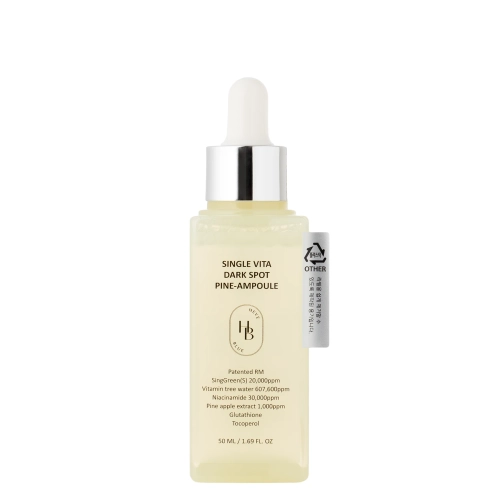 HEVEBLUE - Single Vita Dark Spot Pine-Ampoule - Ampulle zur Reduzierung von Hautverfärbungen - 50 ml
