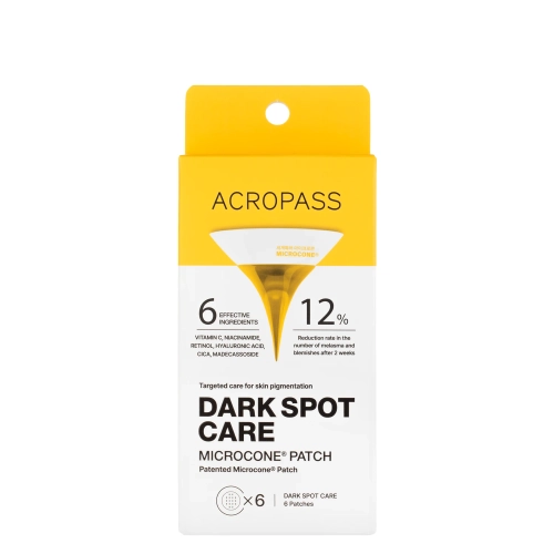 AcroPass - Dark Spot Care Microcone Patch - Aufhellende Pflaster mit Mikronadeln - 6 Stück