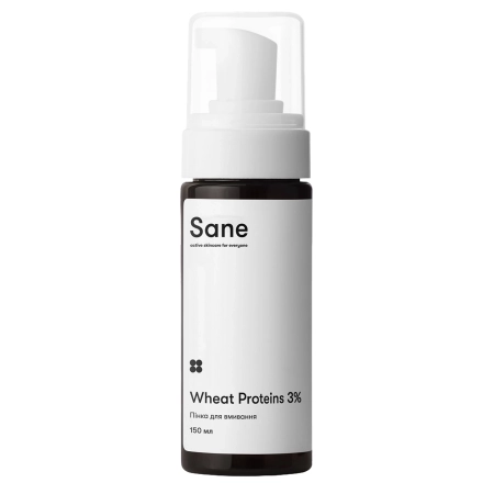 Sane - Cleansing Foam With Wheat Proteins 3% - Gesichtsreinigungsschaum mit Weizenproteinen 3% - 150ml