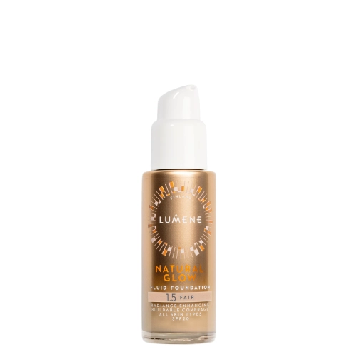 Lumene - Natural Glow Fluid Foundation SPF20 - Strahlende Foundation - 1,5 Fair - 30ml