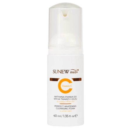 SunewMed+ - Aktiver Gesichtsreinigungsschaum und Augen-Make-up-Entferner - 40 ml