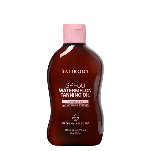 Bali Body - Watermelon Tanning Oil SPF50 - Bräunungsöl mit Wassermelonenextrakt - 100ml