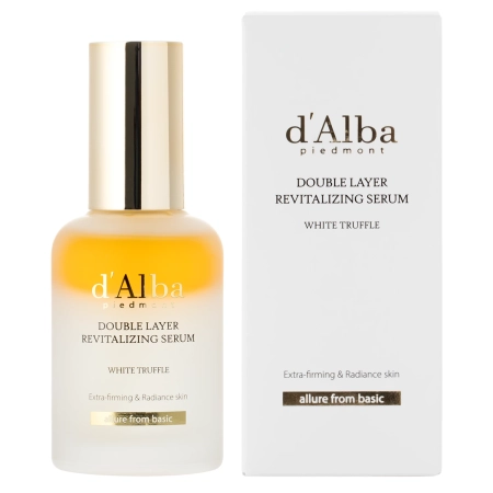 d'Alba – White Truffle Double Layer Revitalizing Serum – Revitalisierendes Gesichtsserum – 50 ml