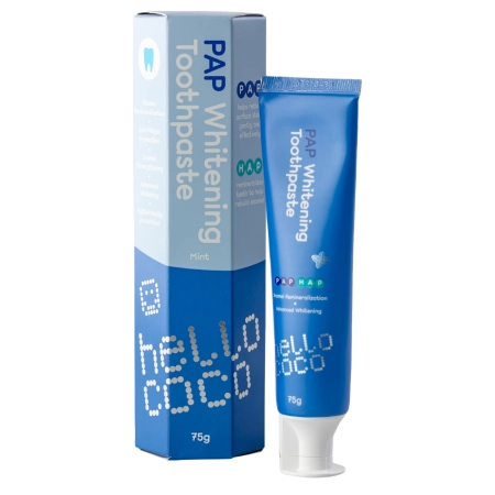 hello coco - Toothpaste PAP - Whitening Zahnpasta mit PAP - 75g
