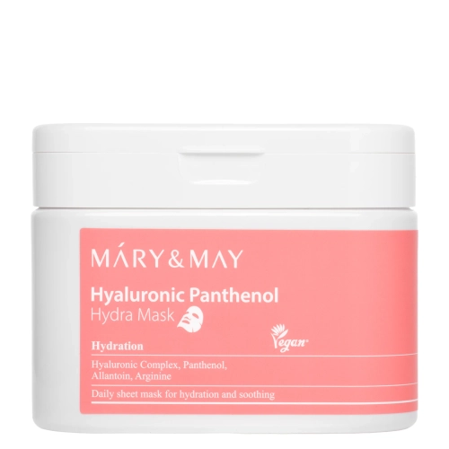 Mary&May - Hyaluronic Panthenol Hydra Mask - Set feuchtigkeitsspendende Gesichtsmasken - 30Stk.