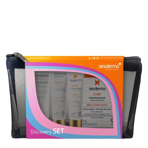 sesderma – Discovery Set – Bestseller-Set – Mini – 10ml+10ml+15ml+1,5ml+1,5ml