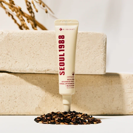 K-SECRET - SEOUL 1988 Advanced Shot: Retinal Liposome 12 % + Black Rice - Anti-Falten-Serum mit Retinal - 15 ml