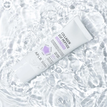 APLB - Collagen EGF Peptide Sunscreen SPF50+ PA++++ - Feuchtigkeitsspendende Gesichtscreme mit Filter - 40ml