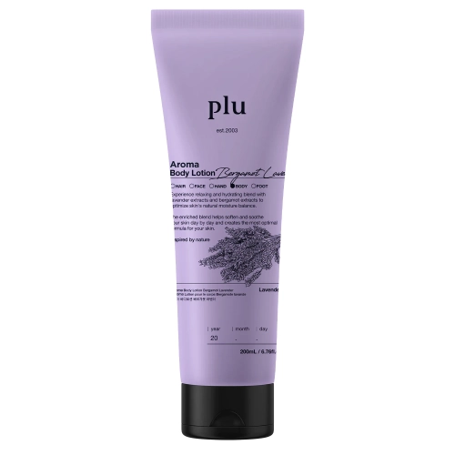 plu - Aroma Body Lotion - Körperlotion - Bergamot Lavender - 200 ml