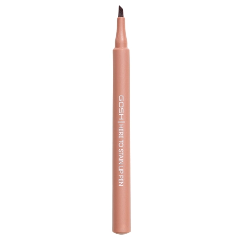 GOSH - Here To Stain Lip Pen - Langanhaltender Lippenkonturenstift in Stiftform - 004 Mocha Stain - 1 ml