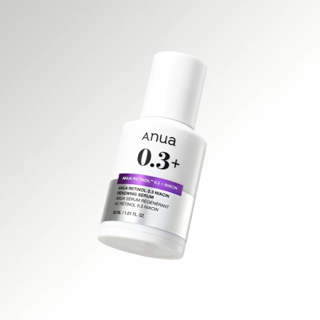 Anua - Nano Retinol 0,3% + Niacin Renewing Serum - Glättendes und aufhellendes Retinol-Serum - 30ml