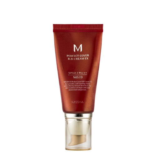 Missha - M Perfect Cover BB Cream EX SPF42/PA+++ - Abdeckende BB-Creme EX - No.13 Bright Beige - 50ml