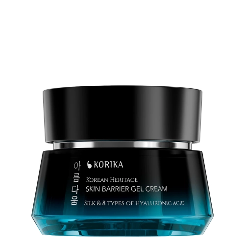 KORIKA - Korean Heritage Silk & 8 Types of Hyaluronic Acid Skin Barrier Gel Cream - Feuchtigkeitsspendende Gel-Creme für das Gesicht - 50ml