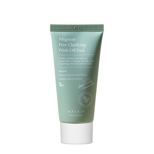 Axis-y - Mugwort Pore Clarifying Wash Off Pack - Reinigende Gesichtsmaske mit Beifuß - 50ml
