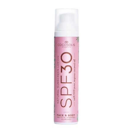 Cocosolis - Natural Sunscreen Lotion SPF 30 - Gesichts- und Körperlotion mit Filter - 100g