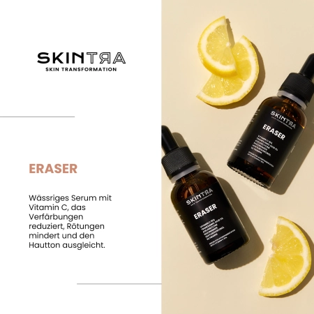SkinTra - Eraser - Serum gegen Verfärbungen mit Vitamin C 10% - 30ml 
