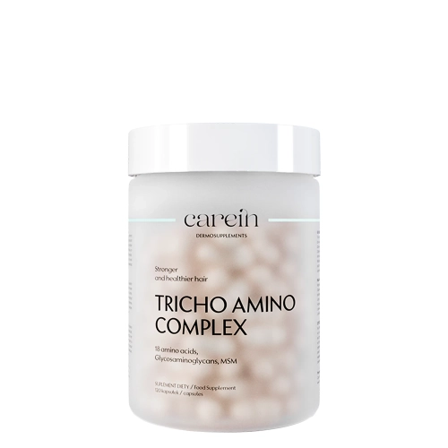 Carein - Tricho Amino Complex - Dermosupplement - Stärkung von dünnem und brüchigem Haar - 120 Kapseln