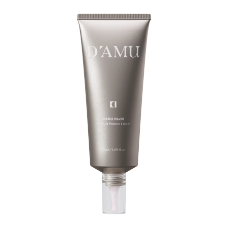 D’AMU - Vita5X Real Silk Protein Cream - Straffende Gesichtscreme - 50ml