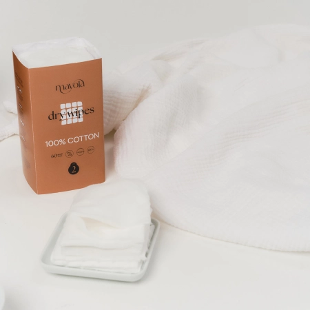 Mayola - Dry Wipes Step 2 - Wattepads auf Rolle - 60 Stück