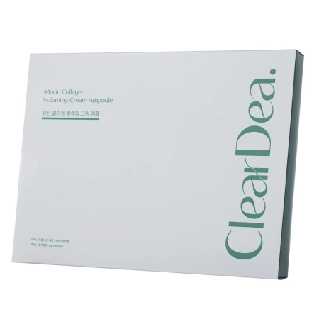 ClearDea - Collagen Voluming Cream Ampoule Set - Gesichtsampullenset mit straffender und feuchtigkeitsspendender Wirkung - 5Stkx4ml