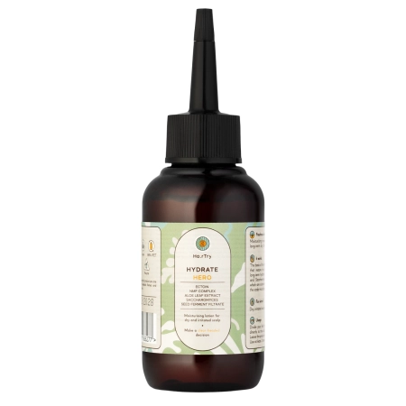 HairTry - Hydrate Hero - Feuchtigkeitsspendende und lindernde Kopfhauteinreibung mit NMF-Komplex und Ectoine - 100ml