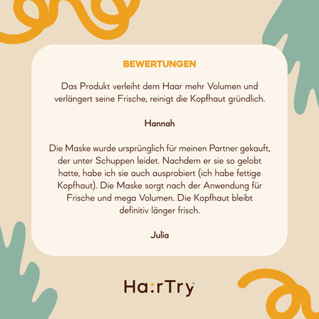 HairTry - Itch Be Gone - SOS Maske für die Kopfhaut - 50ml 