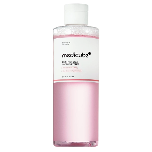 Medicube - PDRN Pink Cica Soothing Toner - Feuchtigkeitsspendendes und aufhellendes Gesichtswasser - 250ml