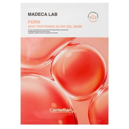 Centellian24 - PDRN Skin Tightening Glow Gel Mask - Set mit Gel-Gesichtsmasken mit PDRN - 5x22ml