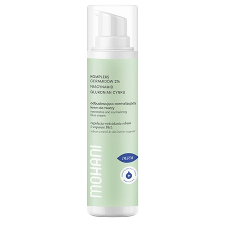Mohani - Regenerierende und ausgleichende Gesichtscreme - Ceramid-Komplex 2 % - Niacinamid und Zinkgluconat - 50 ml