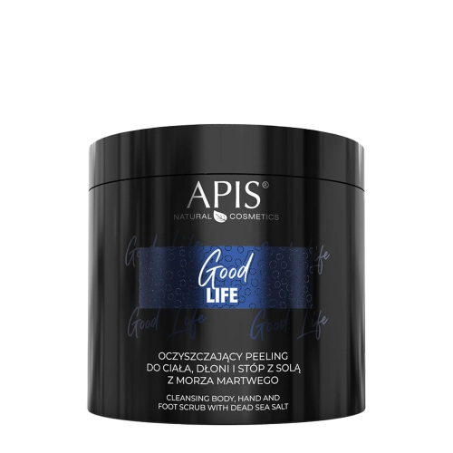 Apis - Good Life - Reinigendes Peeling für Körper, Hände und Füße mit Salz aus dem Toten Meer - 700g