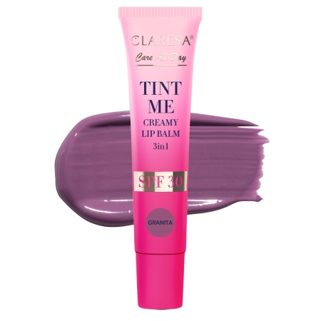 Claresa - Tint Me Creamy Lip Balm 3in1 SPF 30 - Getönter Lippenbalsam mit SPF 30 - Granita - 12 ml