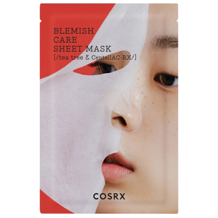 COSRX - AC Collection Blemish Care Sheet Mask - Tuchmaske zur Bekämpfung von Hautunreinheiten mit Teebaumextrakt  - 26g