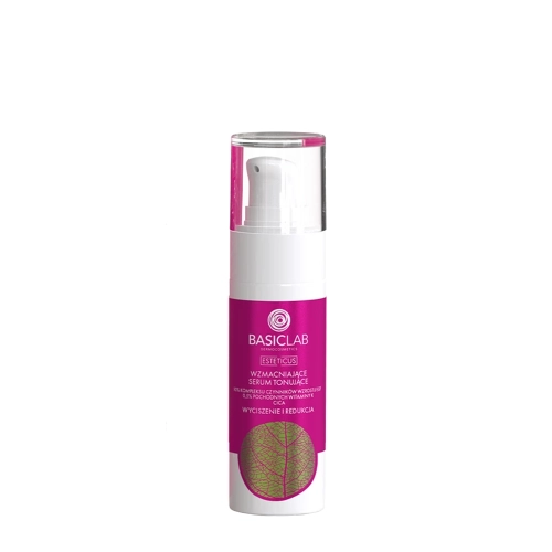 BasicLab - Esteticus - Stärkendes, tonisierendes Serum für vaskuläre und empfindliche Haut 10% EGF-Wachstumsfaktor-Komplex, 0,5% Vitamin-K-Derivate, CICA - 30ml