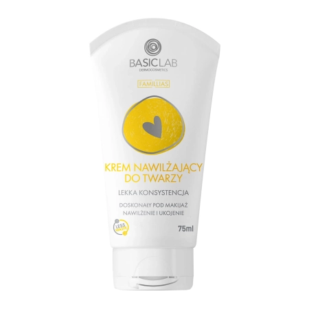 BasicLab - Famillias - Feuchtigkeitsspendende Gesichtscreme Leichte Textur - 75ml