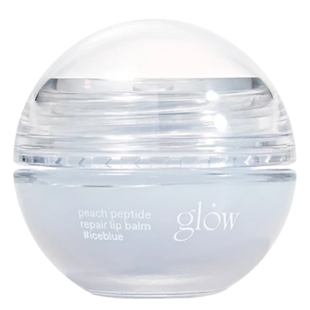 glow - Peach Peptide Repair Lip Balm - Lippenbalsam mit Peptiden - #Iceblue - 8 g