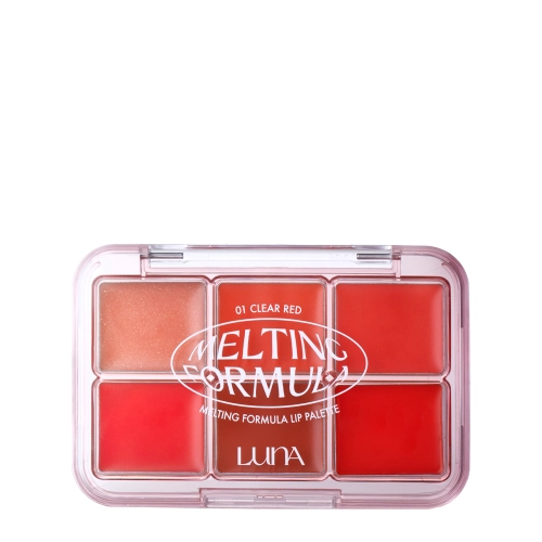 LUNA - Melting Formula Lip Palette - Lippen-Gloss-Palette - 01 Clear Red - 10,2g