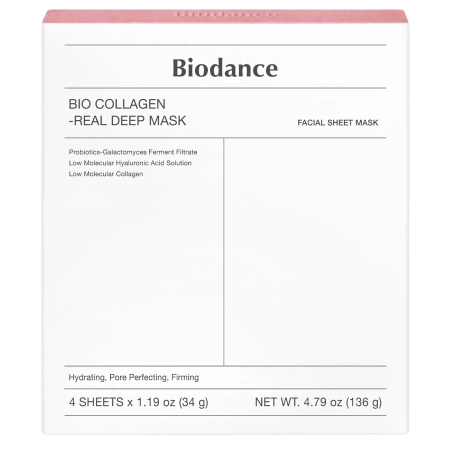 Biodance - Bio-Collagen Real Deep Mask Set - Set mit straffenden Kollagen-Gesichtsmasken - 4 Stück/34g