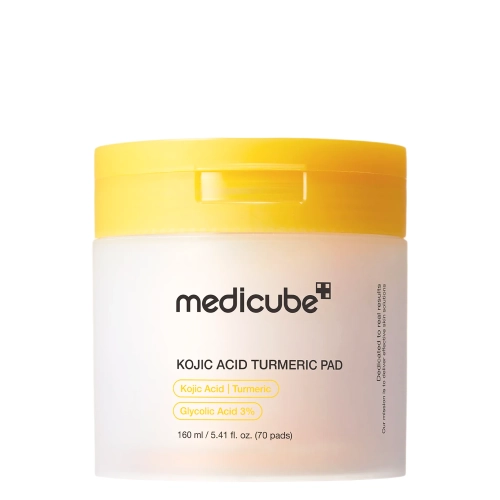 Medciube - Kojic Acid Turmeric Pad – Pads mit Kojisäure – 160 ml/70 Stück