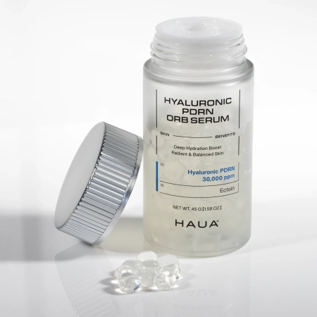 HAUA - Hyaluronisches PDRN Orb Serum – Feuchtigkeitskapsel-Serum mit PDRN – 45g