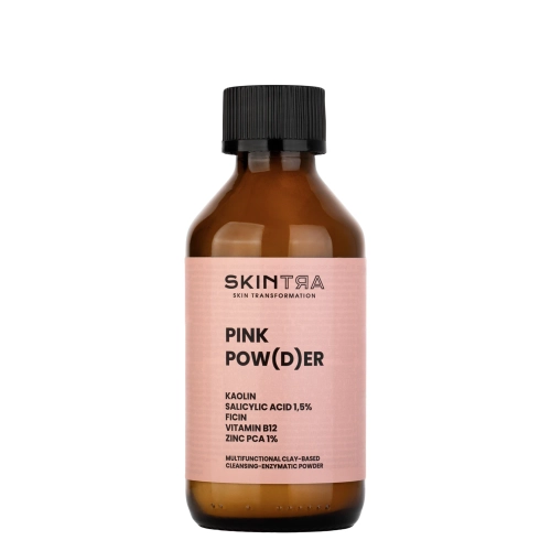 SkinTra - Pink Pow(d)er - Multifunktionales reinigendes und enzymatisches Pulver auf der Basis von Tonerde  - 40g