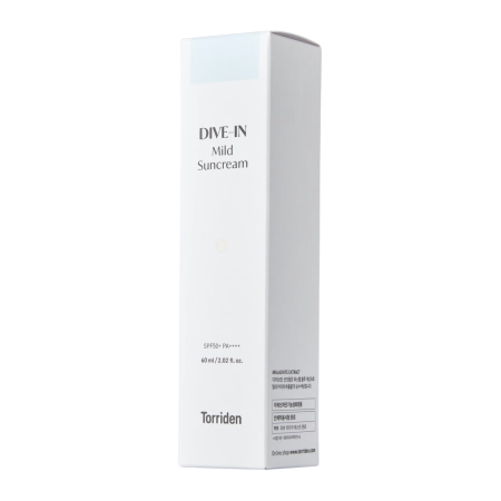 Torriden - Dive-In - Mild Sunscreen SPF50+ PA++++ - Feuchtigkeitsspendendes Sonnenschutzmittel - 60ml