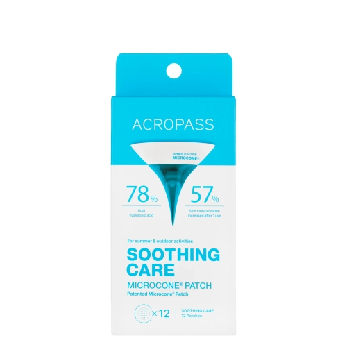 AcroPass - Soothing Care Microcone Patch - Beruhigende Pflaster mit Mikronadeln - 12 Stück