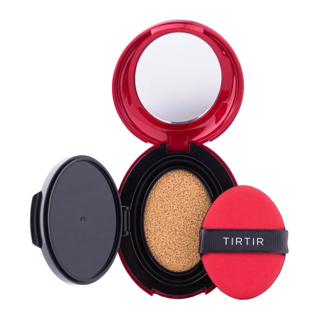 TIRTIR - Mask Fit Red Cushion - Lang anhaltende Foundation für das Gesicht in einem Kissen - 24N Latte - Mini - 4.5g