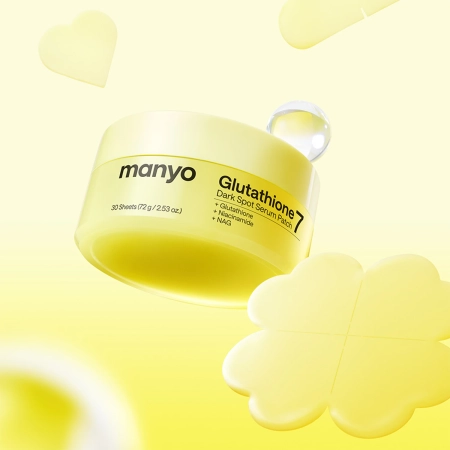 Ma:nyo - Glutathione 7 Dark Spot Serum Patch - Serum in Pads gegen Hautverfärbungen - 30 Stück