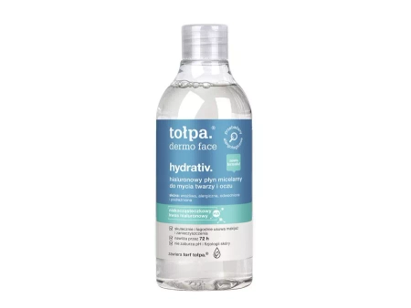 Tołpa - Dermo Face Hydrativ - Mizellare Gesichts- und Augenreinigung mit Hyaluronsäure - 400ml