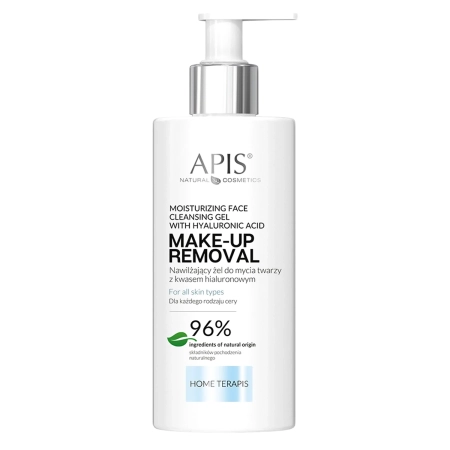 Apis - Moisturizing Face Cleansing Gel with Hyaluronic Acid - Feuchtigkeitsspendendes Gesichtsgel mit Hyaluronsäure - 300ml 
