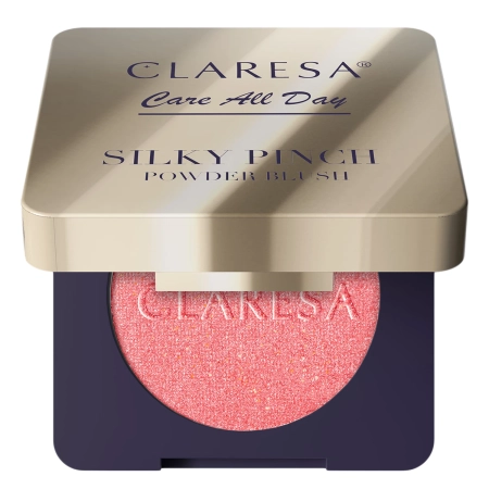 Claresa – Care All Day Silky Pinch Powder Blush – Puder-Rouge für die Wangen – Lumi Peach 03 – 2 g
